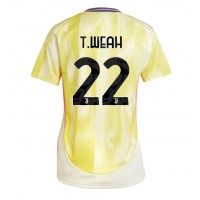 Zenski Nogometni Dres Juventus Timothy Weah #22 Gostujuci 2024-25 Kratak Rukav